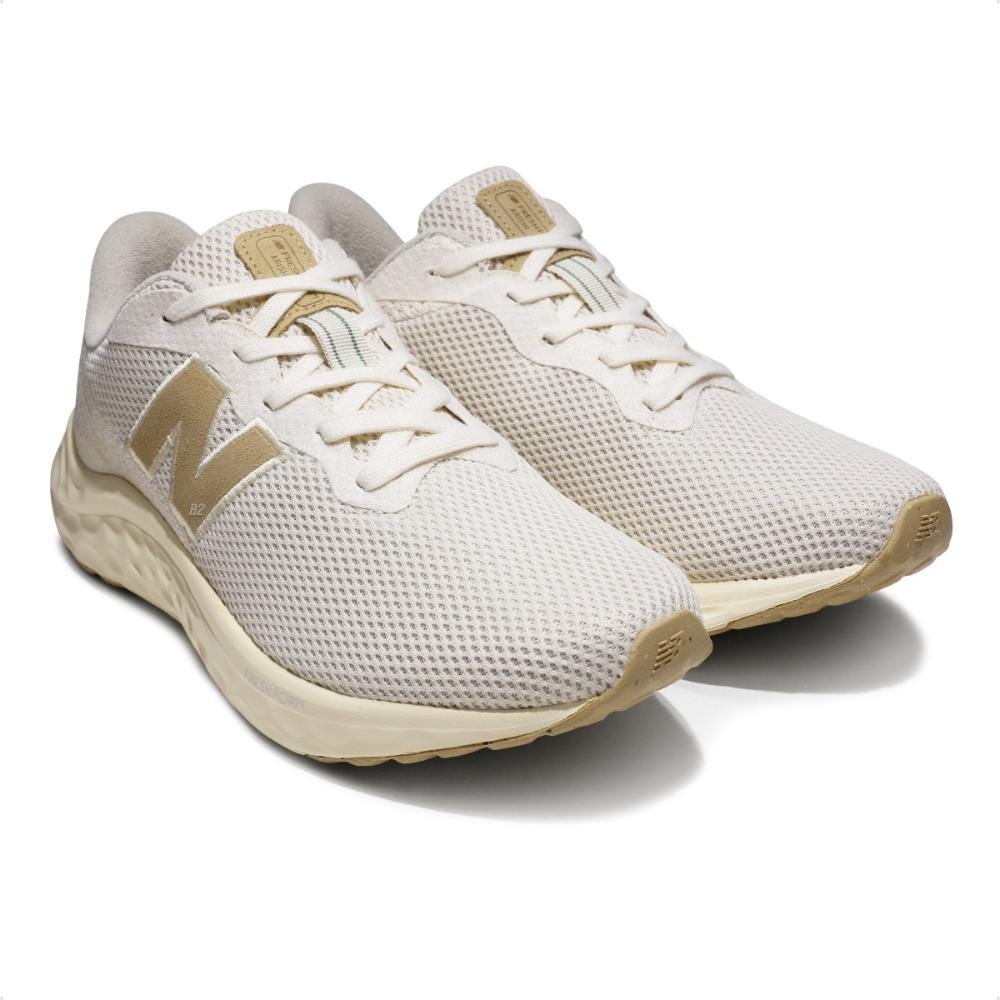 Tênis New Balance Fresh Foam Arishi V4 Masculino Bege 3