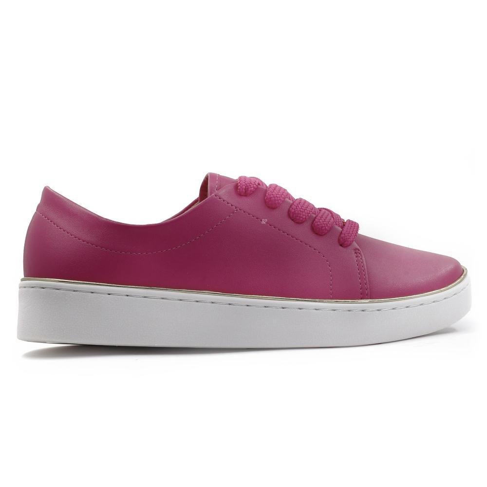 Tênis Vizzano Metal Casual Feminino Rosa/Branco 2