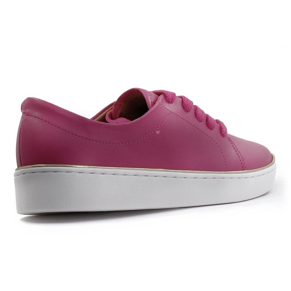 Tênis Vizzano Metal Casual Feminino Rosa/Branco