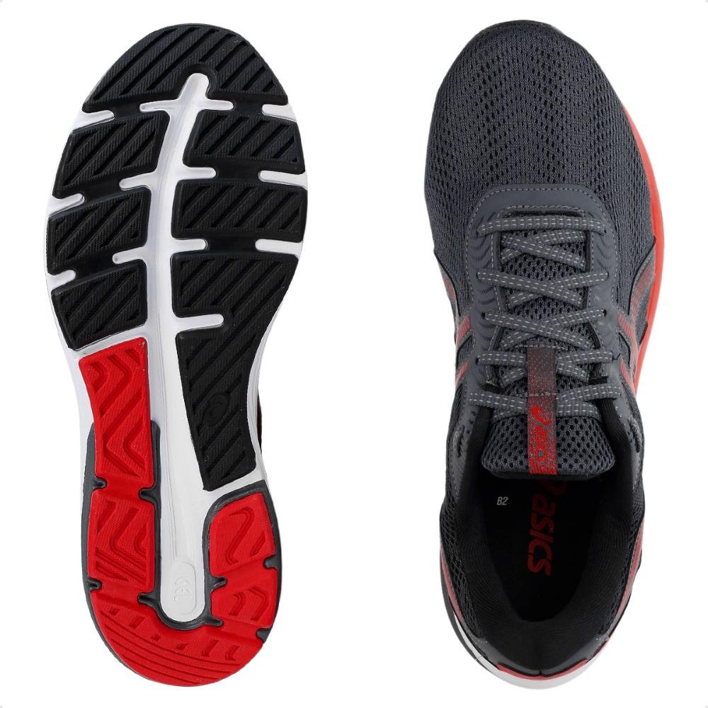 Tênis Asics Gel Shogun 6 Masculino Cinza/Vermelho 5