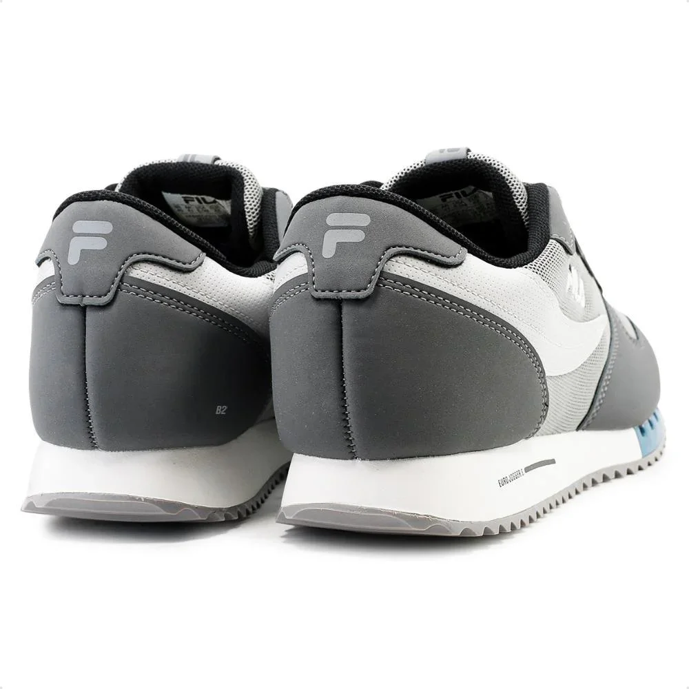 Tênis Fila Euro Jogger Sport Masculino Cinza/Cinza 3