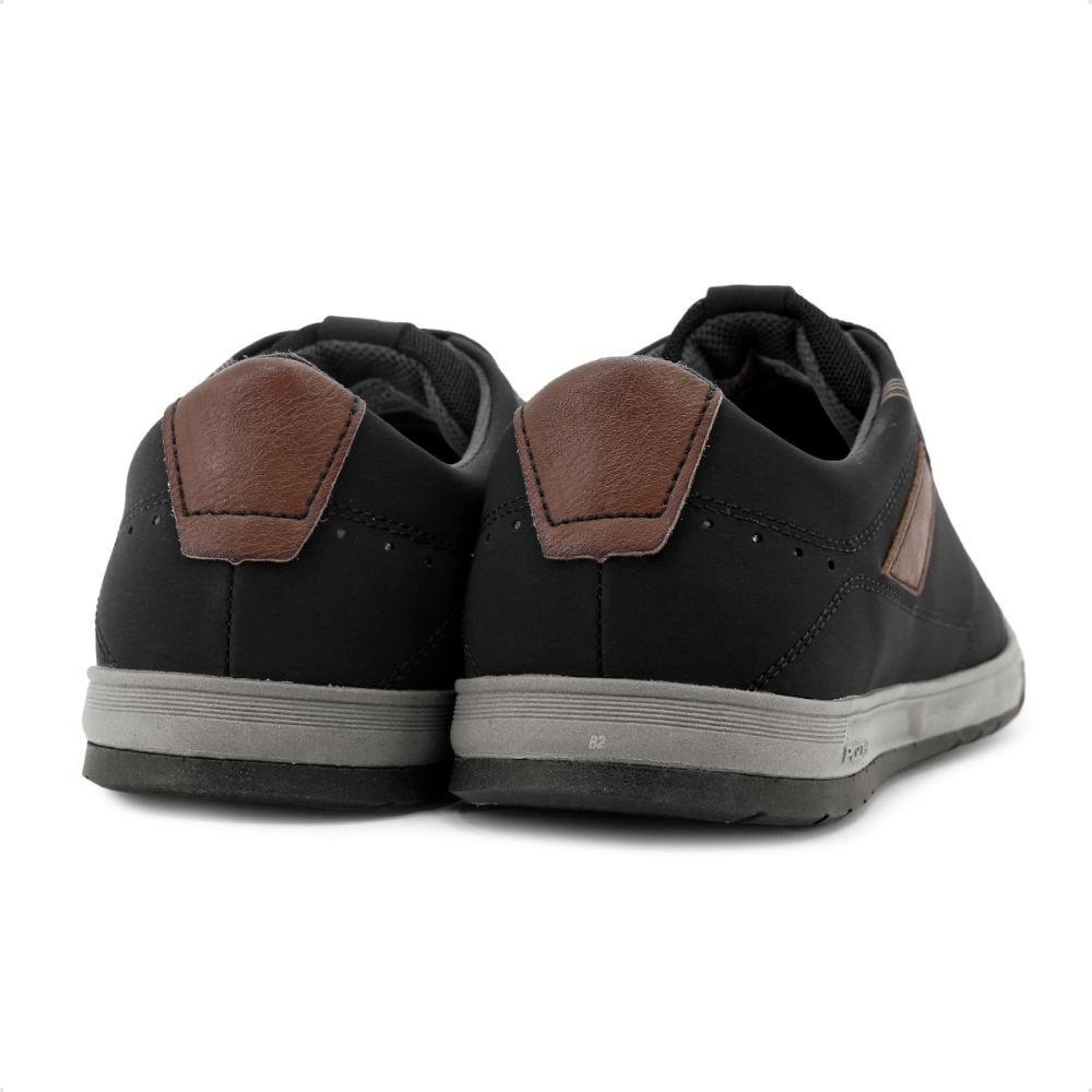 Sapatênis Pegada Element Casual Masculino Preto/Marrom 3