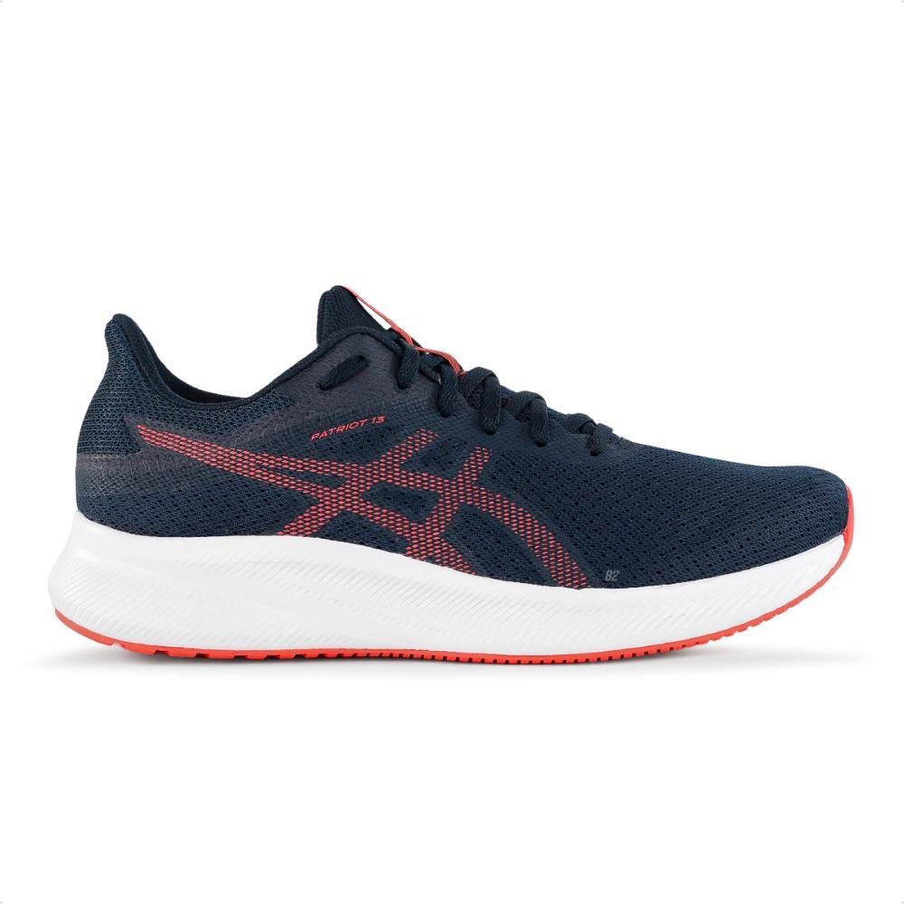 Tênis Asics Patriot 13 Masculino Azul/Laranja 1