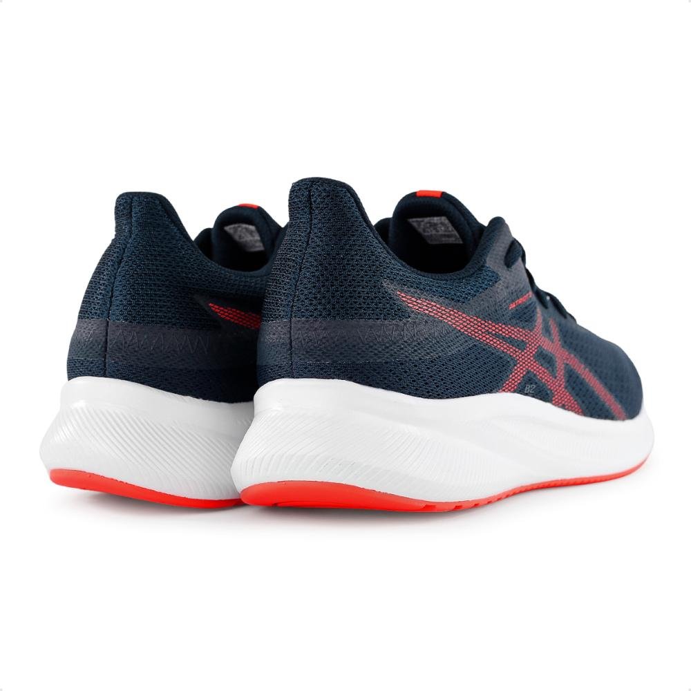 Tênis Asics Patriot 13 Masculino Azul/Laranja 3