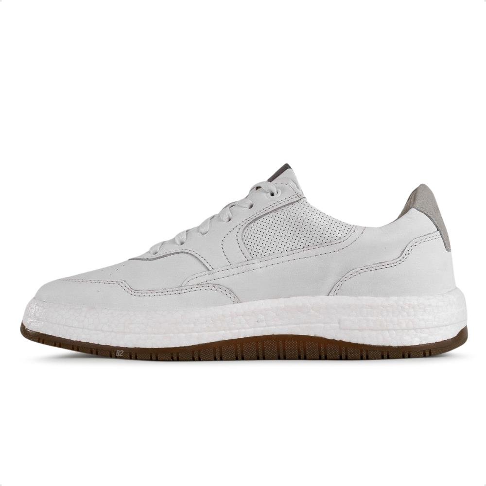 Sapatênis Democrata Denim Drake Pulse Masculino Off White/Cinza 2