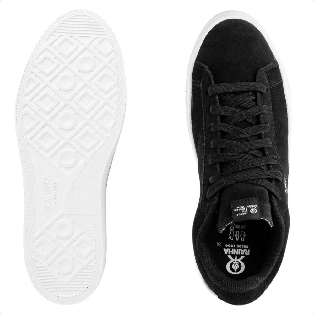 Tênis Rainha Nation Masculino Preto/Branco 5
