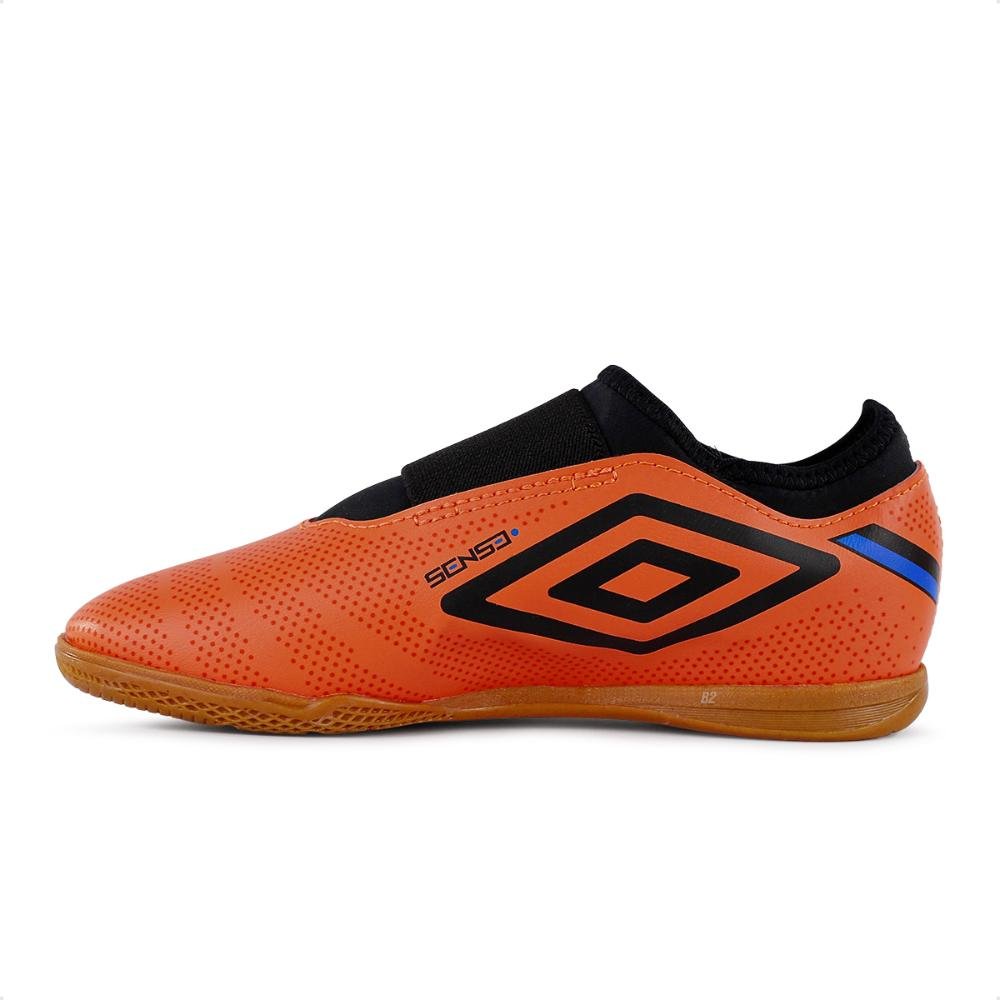 Chuteira Futsal Umbro Sense Kids Laranja 2