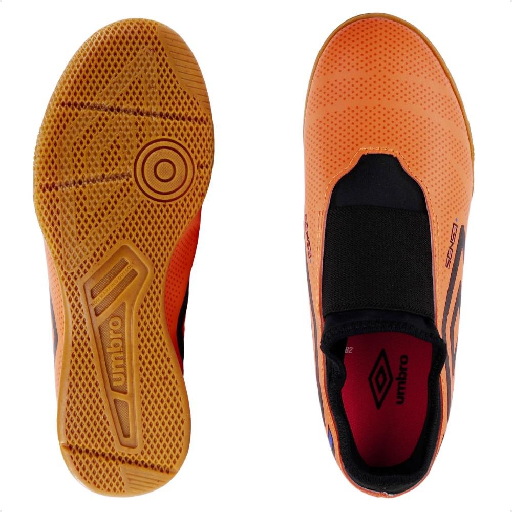 Chuteira Futsal Umbro Sense Kids Laranja 6