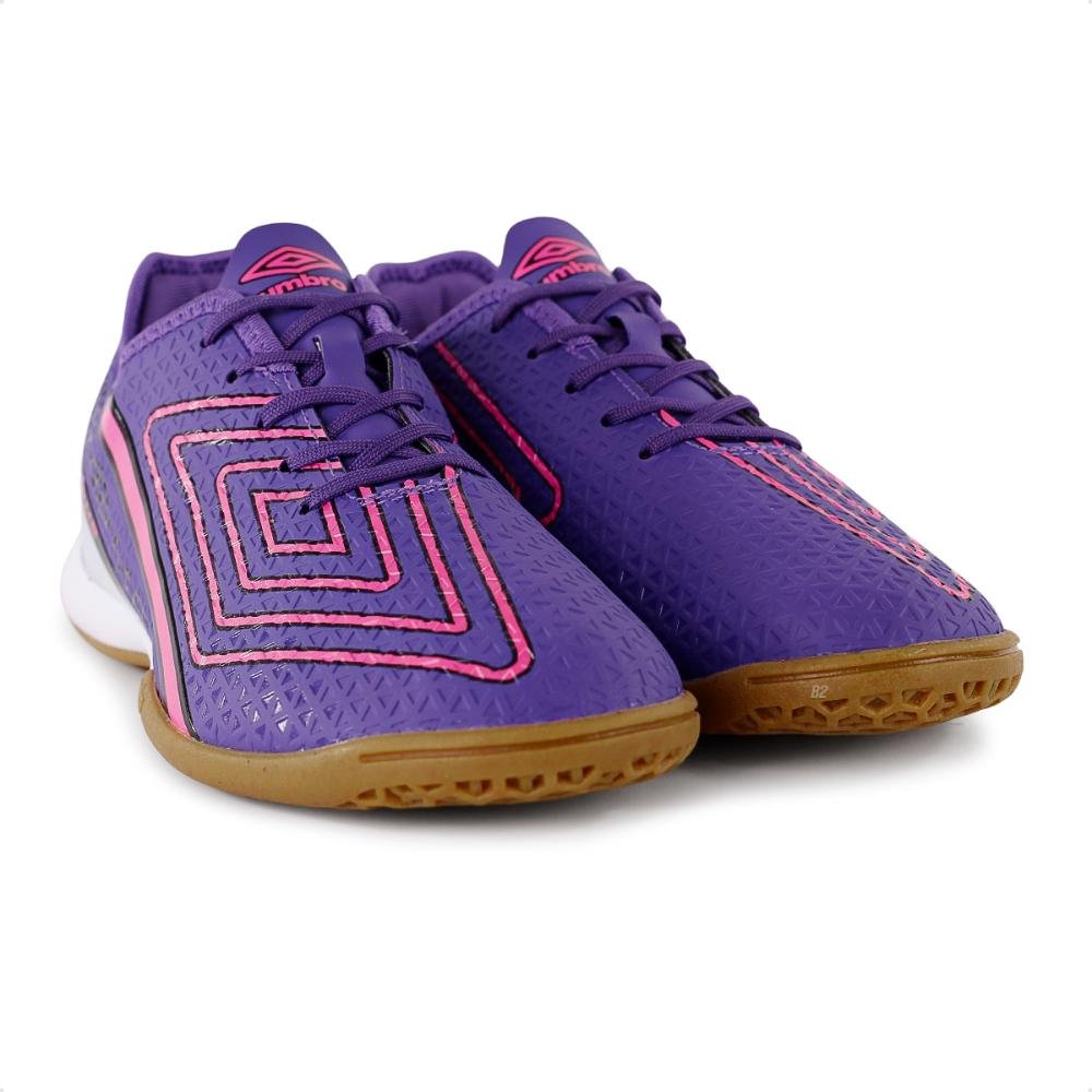 Chuteira Futsal Umbro Chrome Masculina Roxo/Preto 3