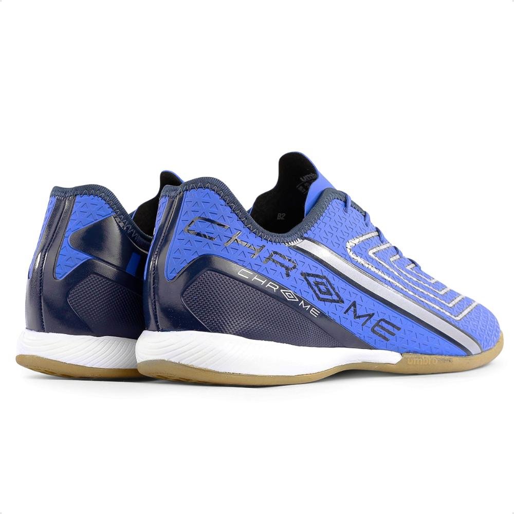 Chuteira Futsal Umbro Chrome Masculina Azul 5