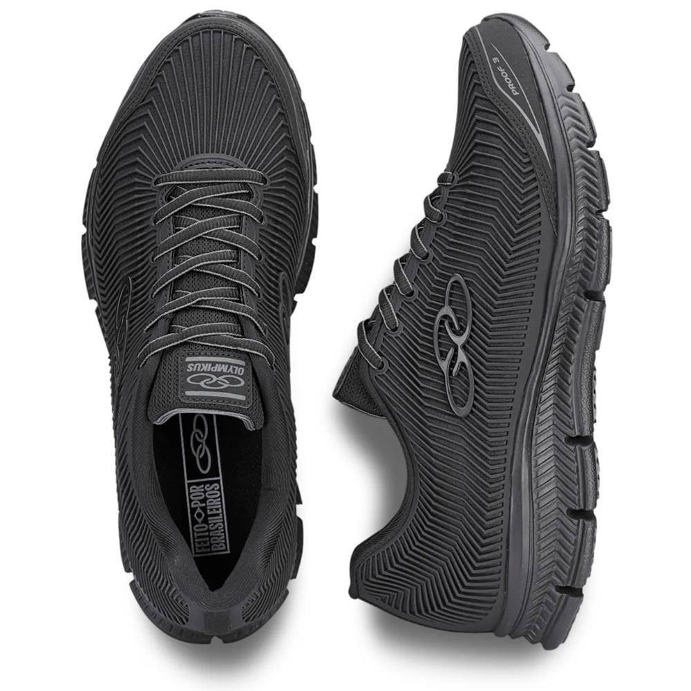 Tênis Olympikus Proof 3 Masculino Preto/Cinza 5