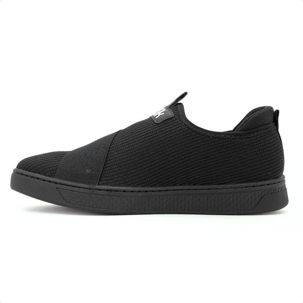 Tênis Comfortflex Casual Slip On Feminino Preto 2