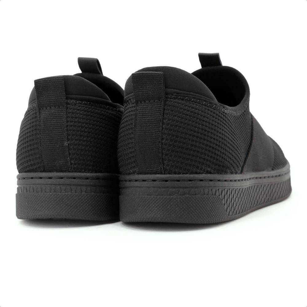 Tênis Comfortflex Casual Slip On Feminino Preto 5