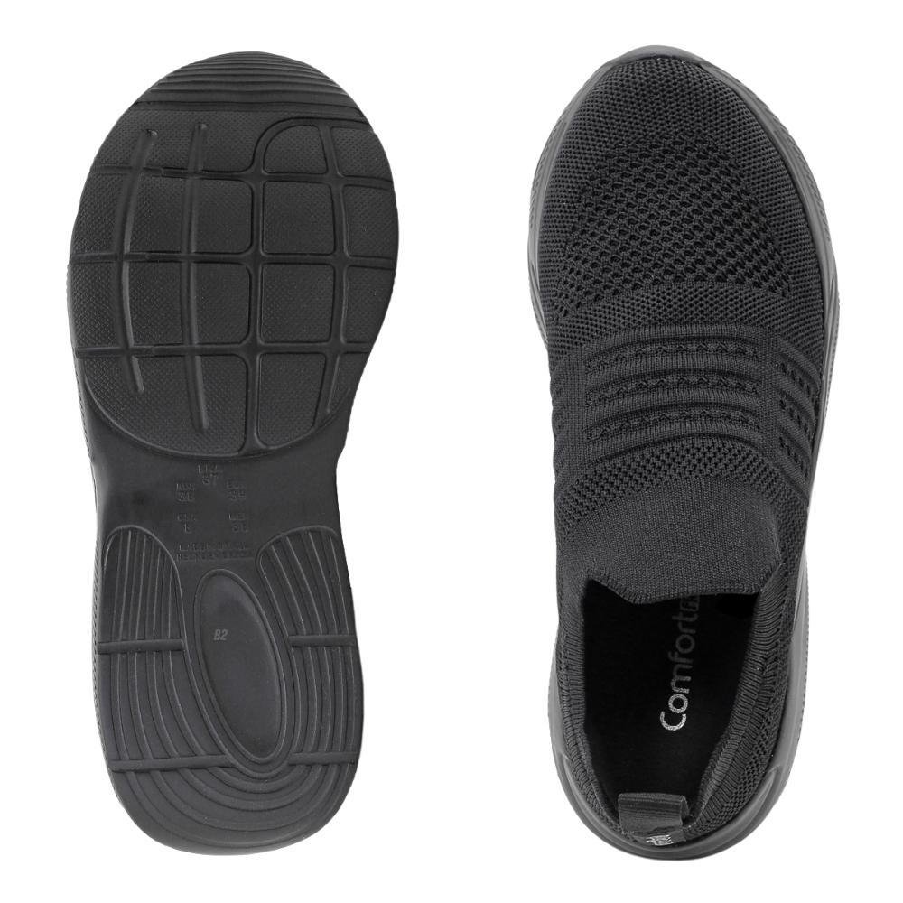 Tênis Comfortflex Knit 7.0 Feminino Preto 5