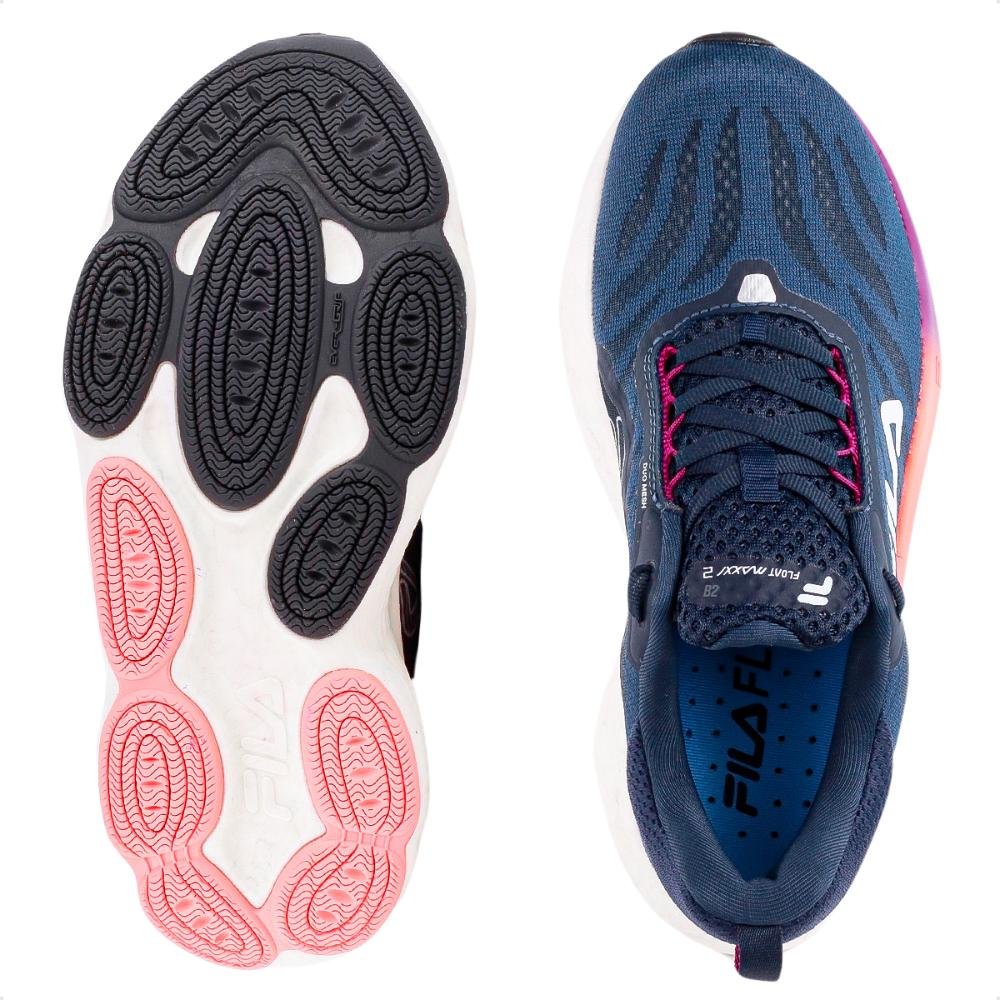 Tênis Fila Float Maxxi 2 Feminino Marinho/Coral 2