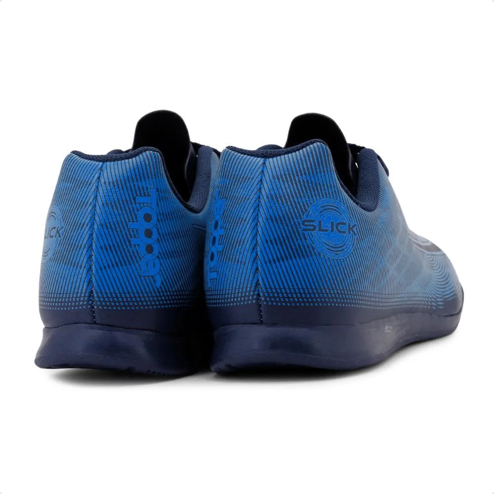 Chuteira Futsal Topper Slick 4 Juvenill Futebol de Salão Unissex Azul 5