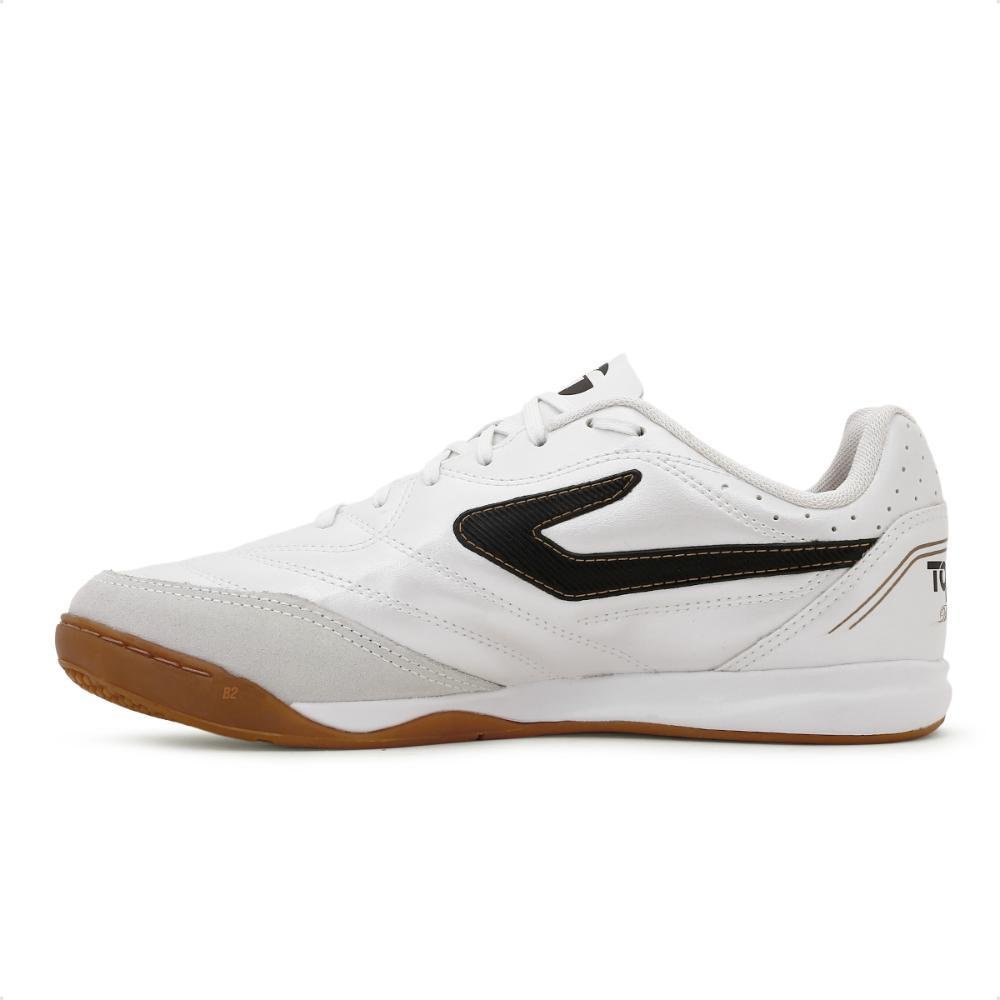 Chuteira Topper Futsal Maestro Td IV Masculina Branco/Preto 2