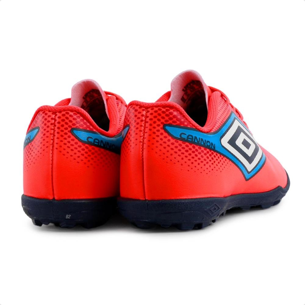 Chuteira Society Umbro Cannon Jr Infantil Laranja 5