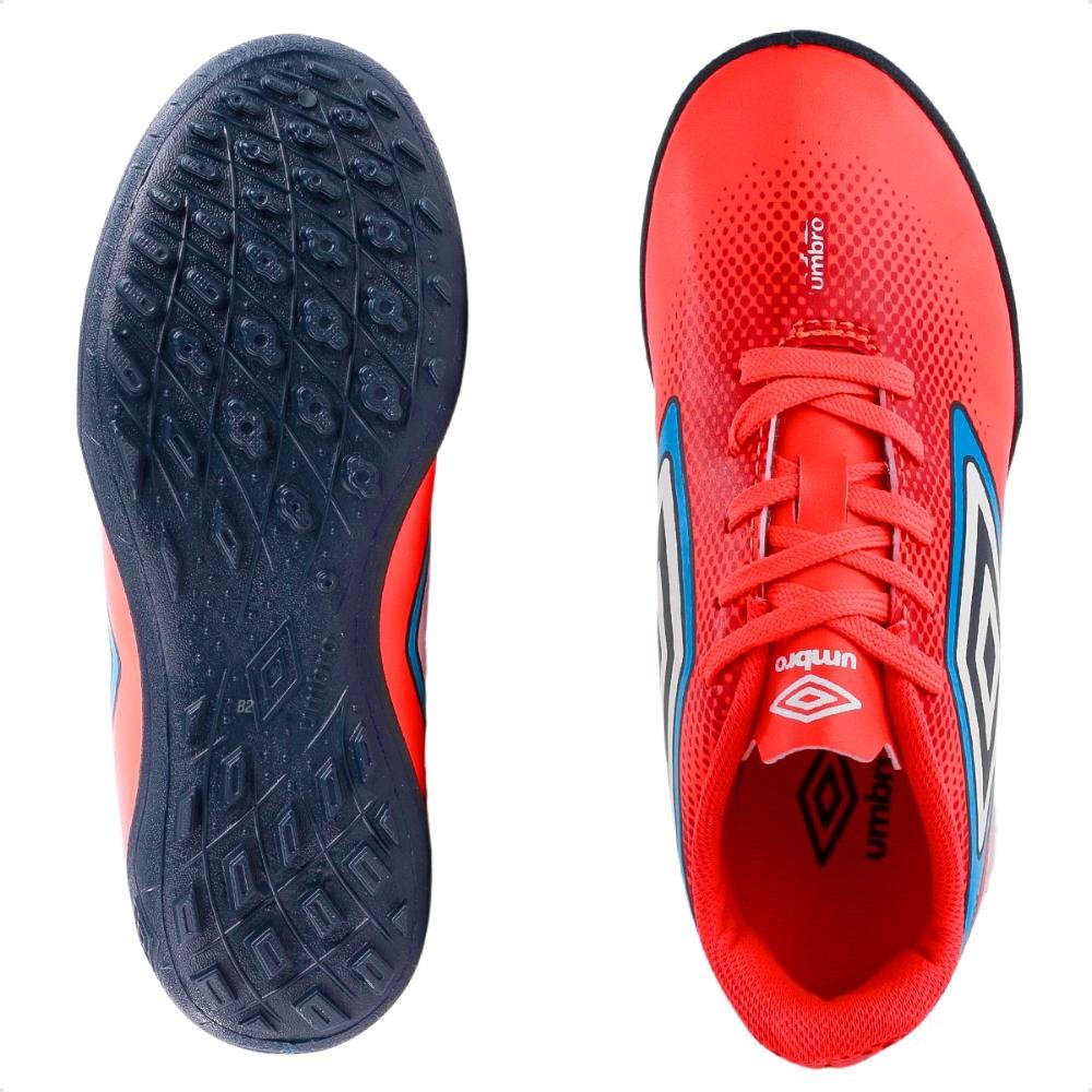 Chuteira Society Umbro Cannon Jr Infantil Laranja 6