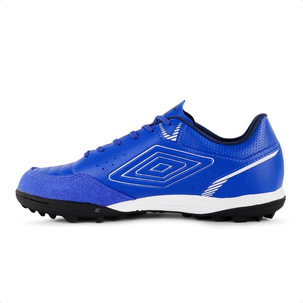 Chuteira Society Umbro X-Comfort Masculina Azul/Branco 2