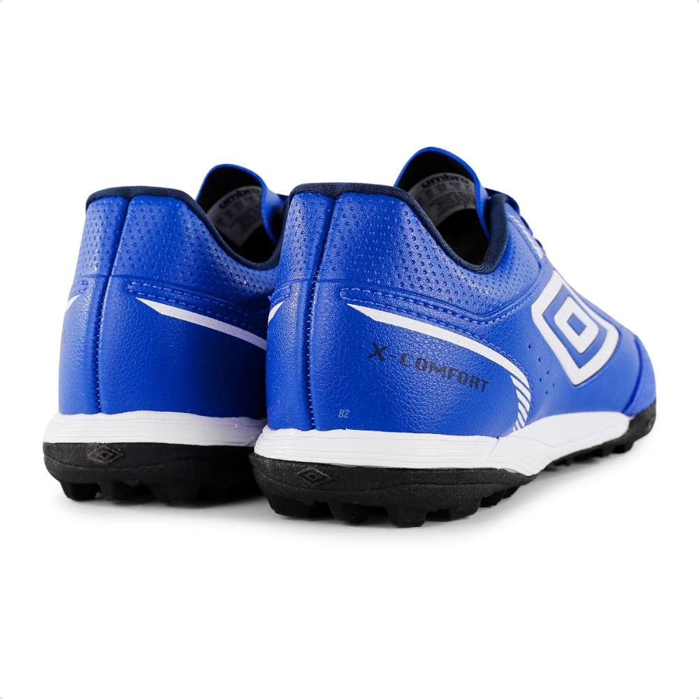 Chuteira Society Umbro X-Comfort Masculina Azul/Branco 5