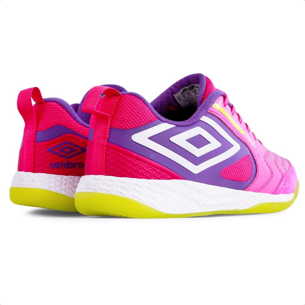 Chuteira Futsal Umbro Pro 5 Bump Masculina Rosa 5
