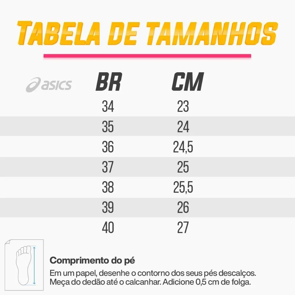 Tênis Asics Japan S Feminino Branco/Laranja 4