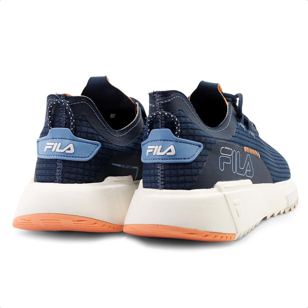 Tênis Fila F Virtuous Masculino Azul Marinho/Laranja 3
