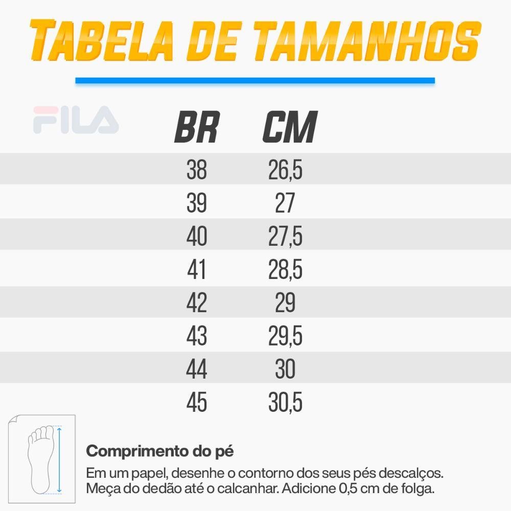 Tênis Fila F Virtuous Masculino Azul Marinho/Laranja 4