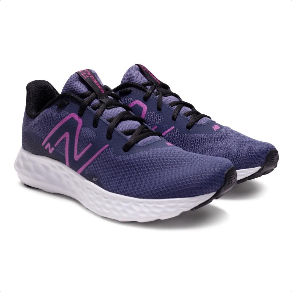 Tênis New Balance 411 V3 Feminino Roxo/Rosa 3