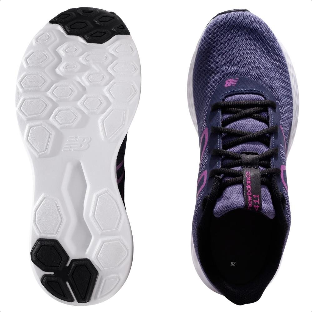 Tênis New Balance 411 V3 Feminino Roxo/Rosa 5