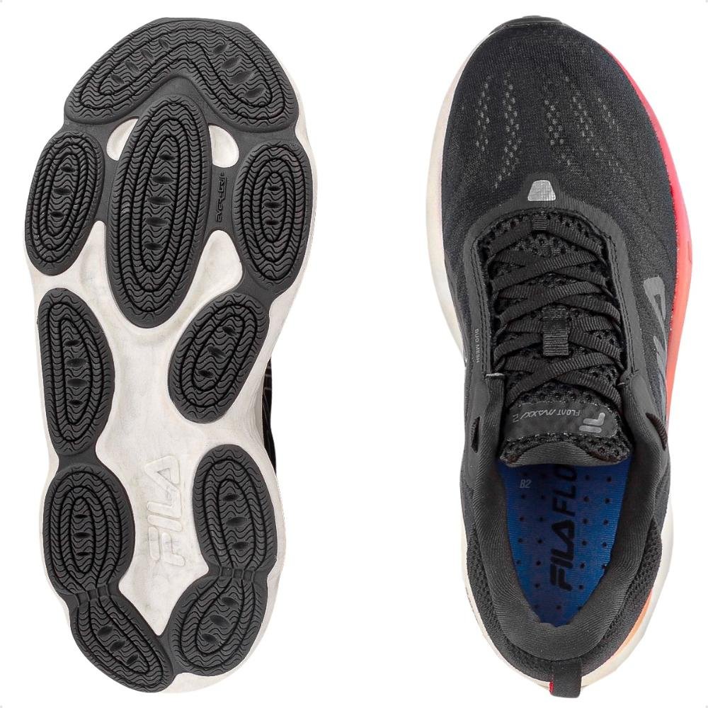 Tênis Fila Float Maxxi 2 Masculino Preto/Vermelho 5