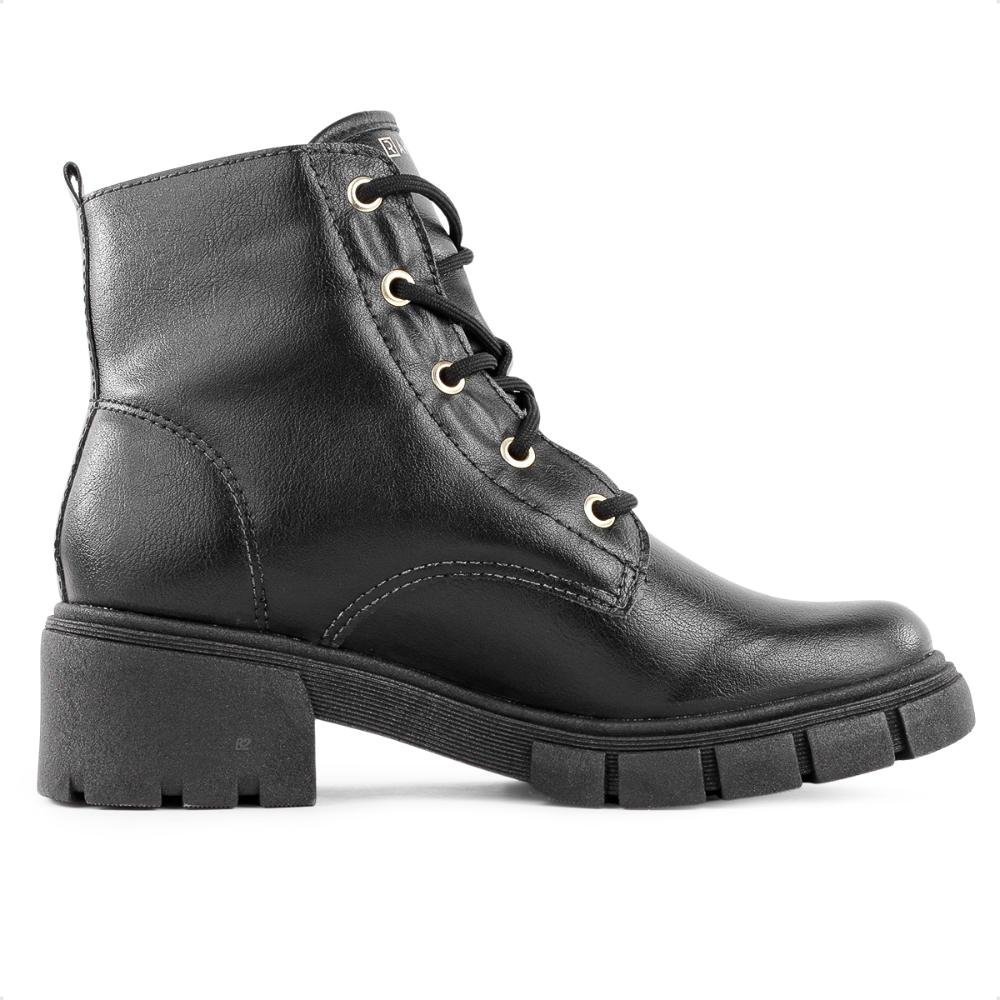 Bota Coturno Ramarim Tratorada Feminina Preto 1