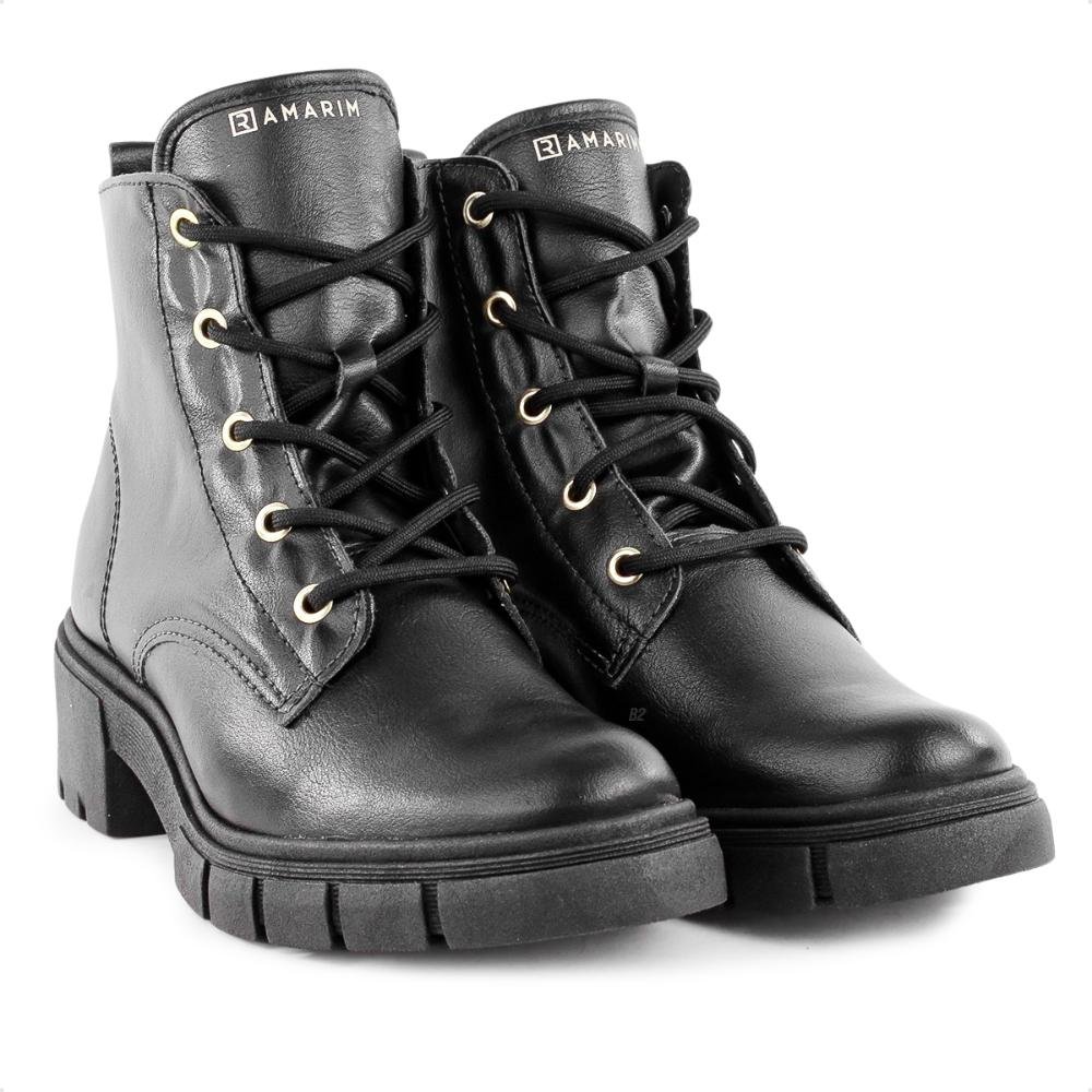 Bota Coturno Ramarim Tratorada Feminina Preto 3