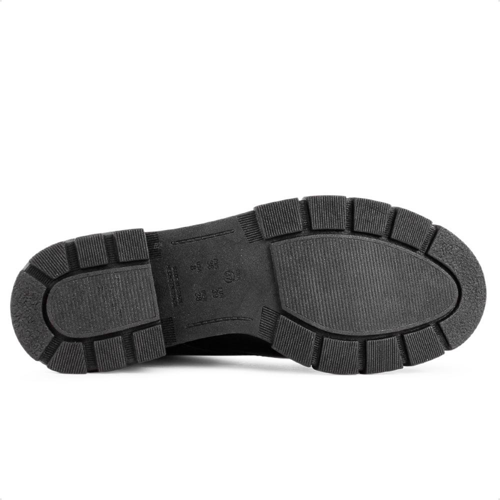 Bota Coturno Ramarim Tratorada Feminina Preto 6