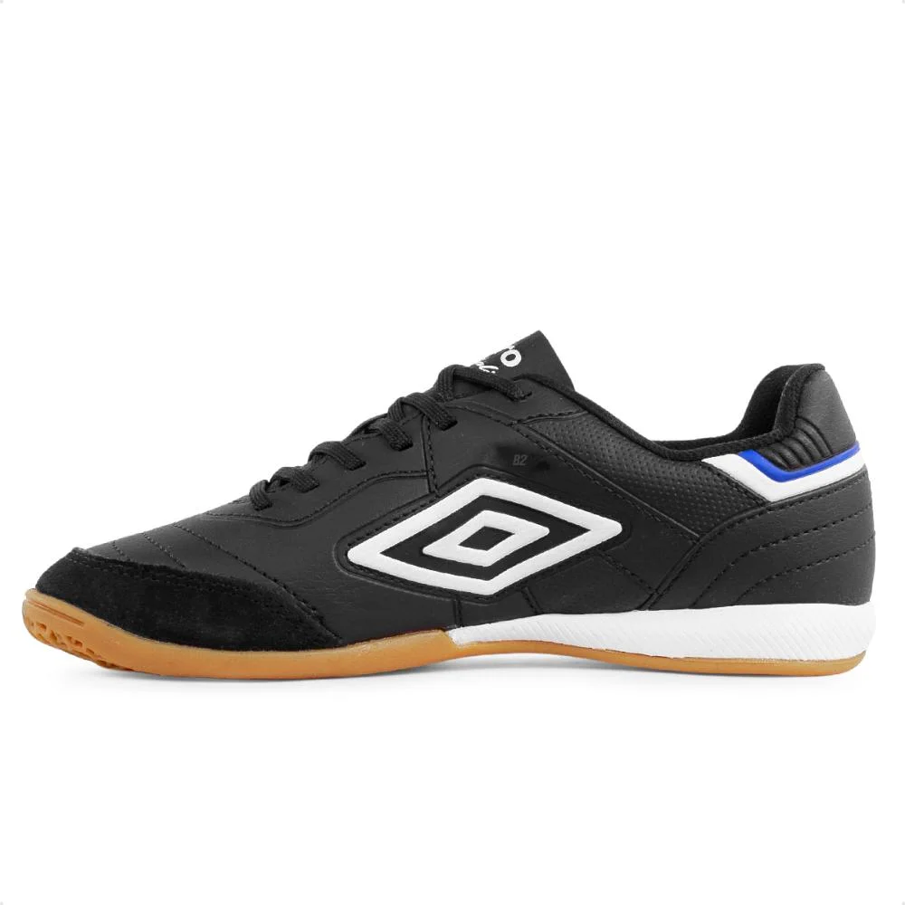 Chuteira Futsal Umbro Speciali Classic Masculina Preto/Branco 2