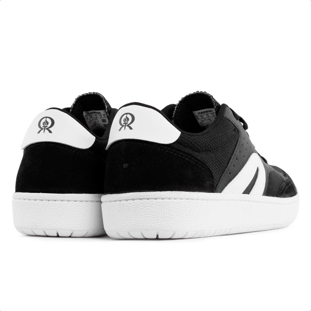 Tênis Rainha Castle II Unissex Preto/Branco 3