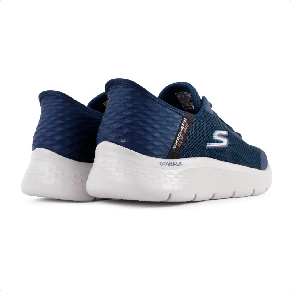 Tênis Skechers Go Walk Flex Hands Up Masculino Azul 5