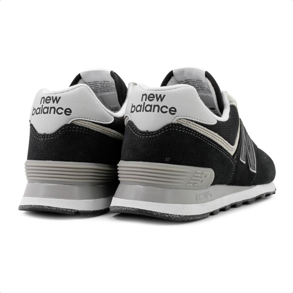 Tênis New Balance 574 V2 Masculino Preto/Cinza 3