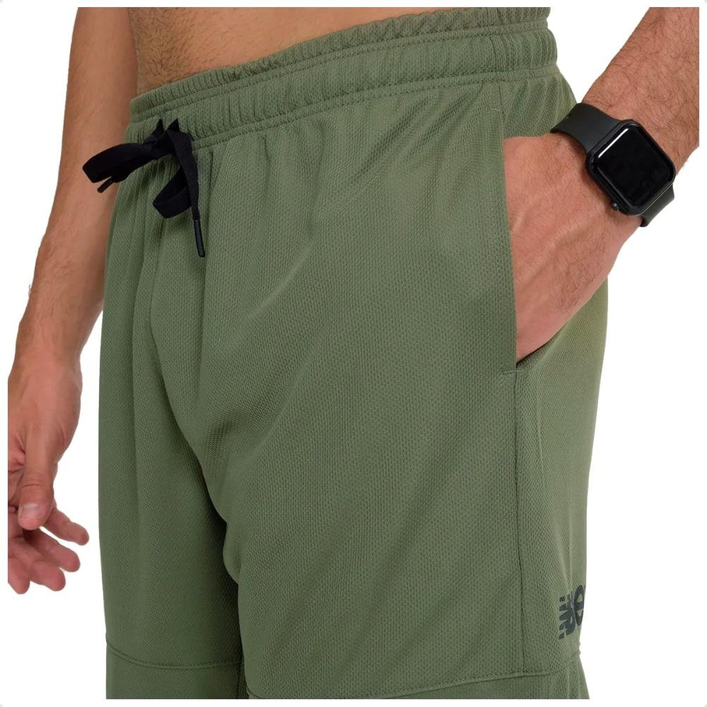 Bermuda New Balance Tenacity 9" Masculina Verde 3