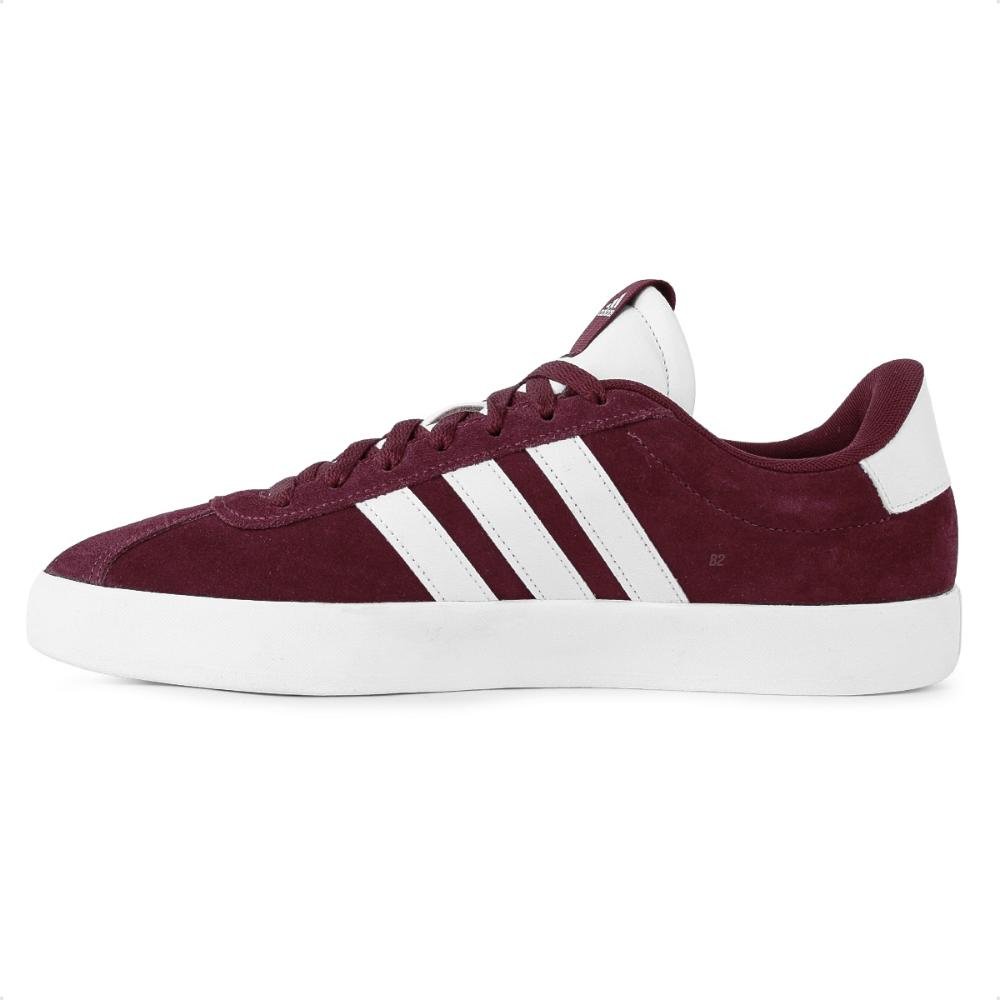 Tênis Adidas VL Court 3.0 Masculino Bordô/Branco 2