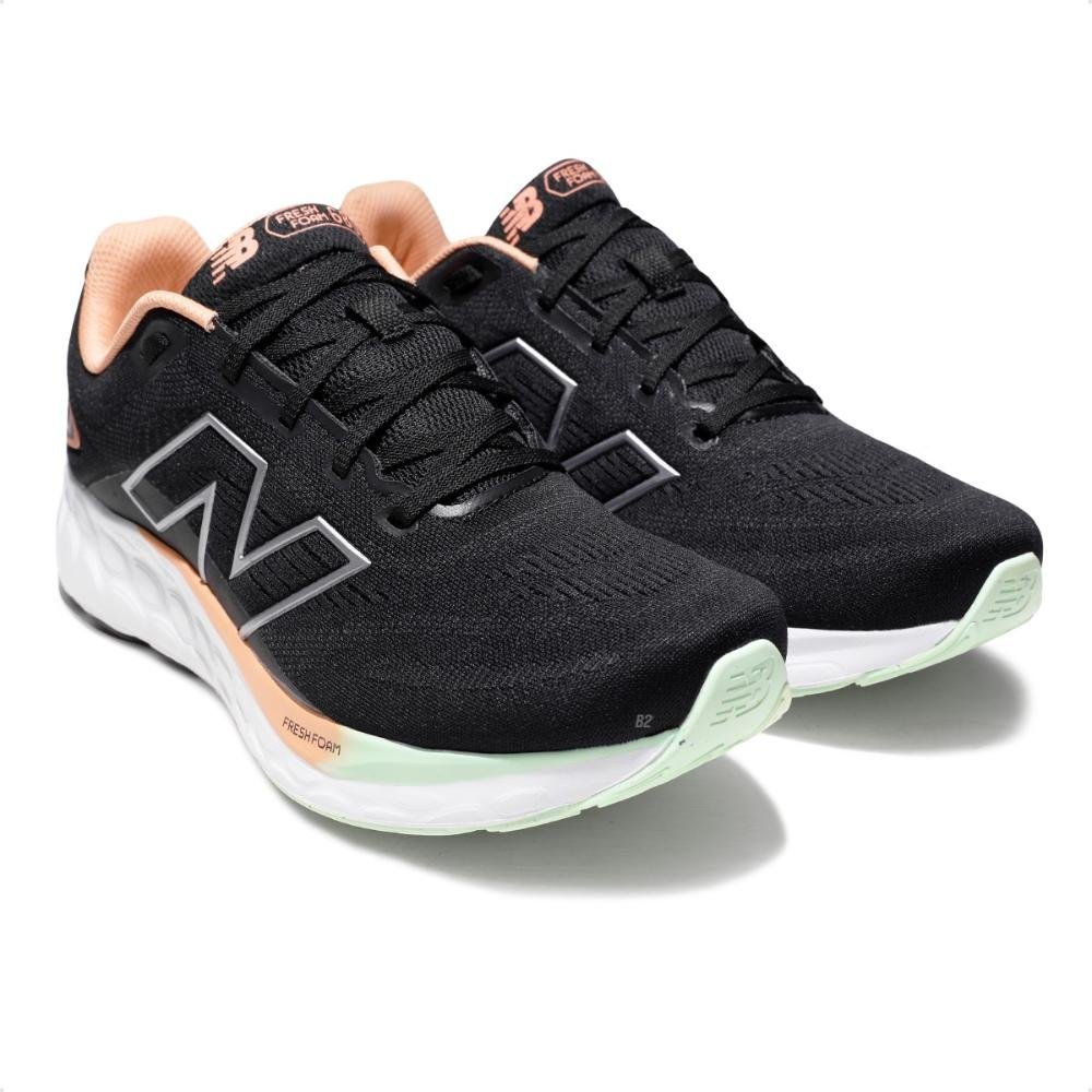 Tênis New Balance 680 V8 Feminino Preto/Coral 5