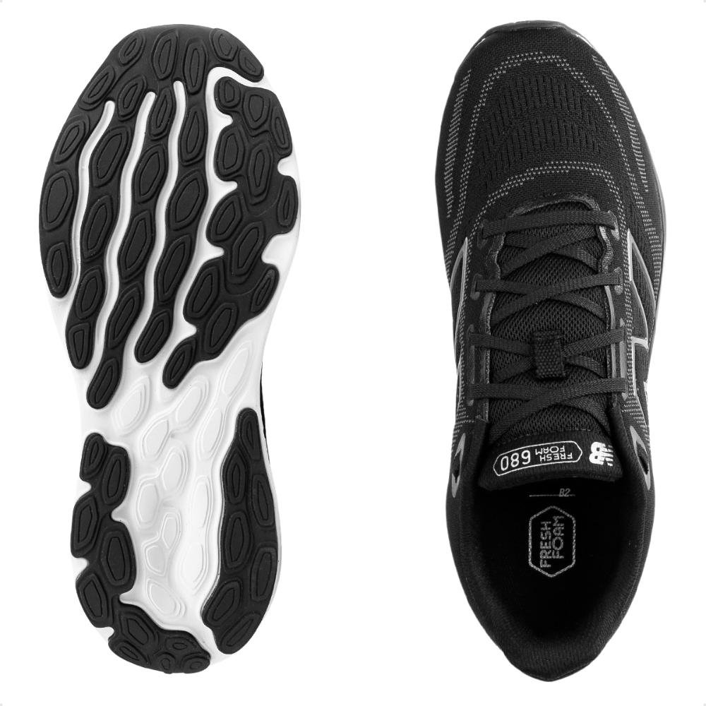 Tênis New Balance 680 V8 Masculino Preto/Branco 5
