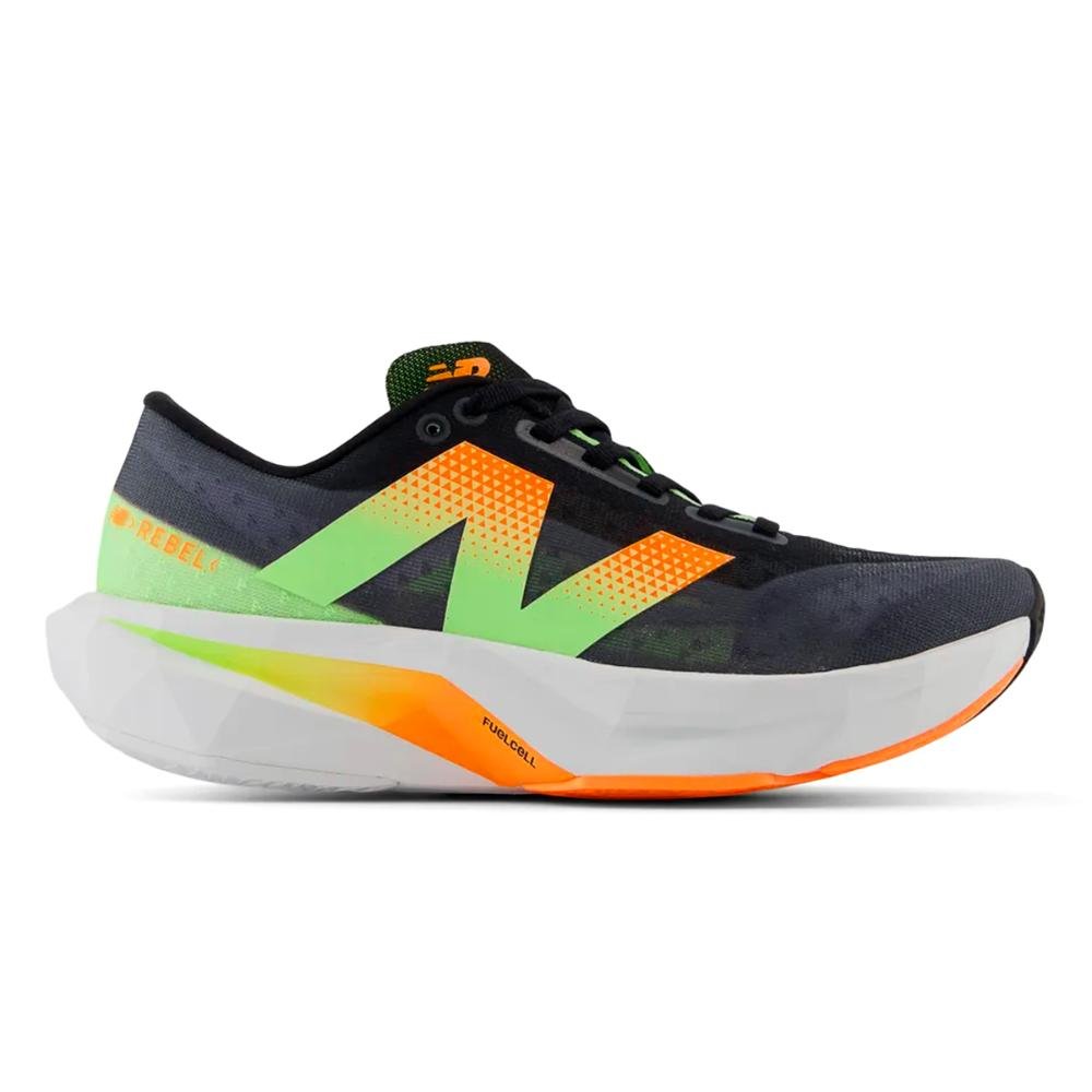 Tenis New Balance Fuelcell Rebel V4 Feminino Preto/Verde 1