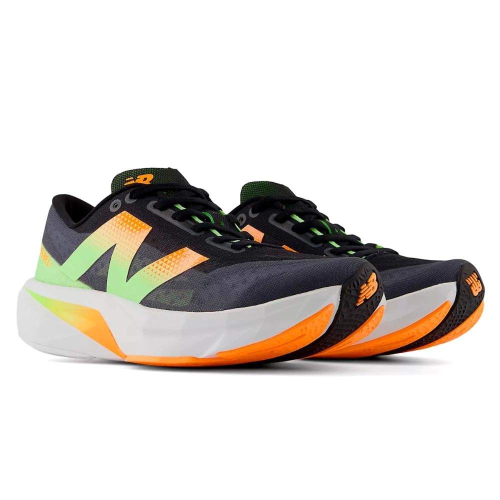 Tenis New Balance Fuelcell Rebel V4 Feminino Preto/Verde 3