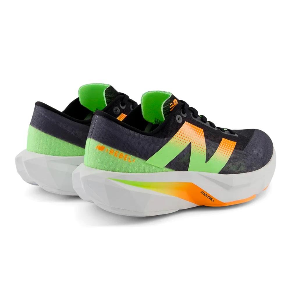 Tenis New Balance Fuelcell Rebel V4 Feminino Preto/Verde 5