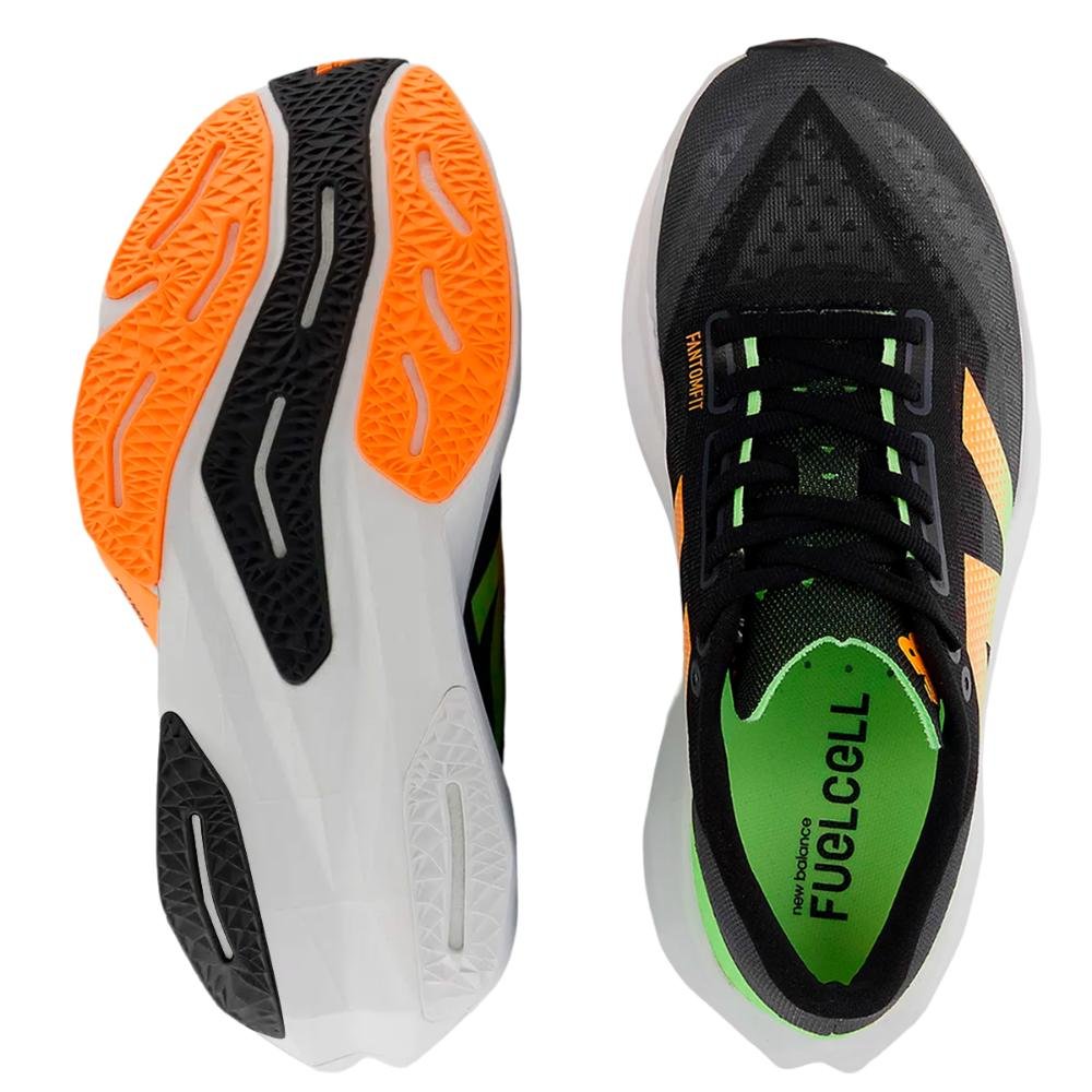 Tenis New Balance Fuelcell Rebel V4 Feminino Preto/Verde 6
