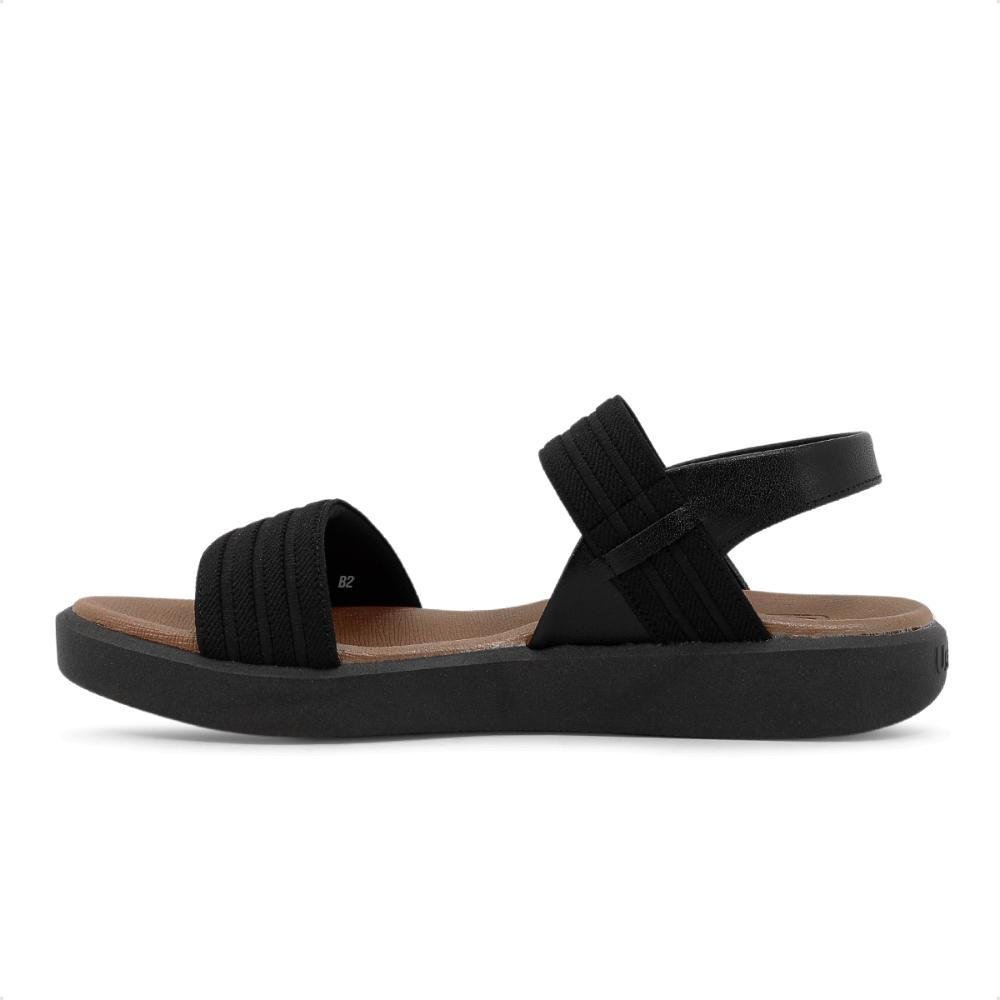 Sandália Usaflex Elástico Feminina Preto 2