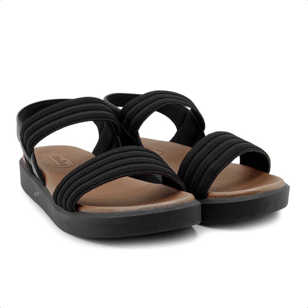 Sandália Usaflex Elástico Feminina Preto 3