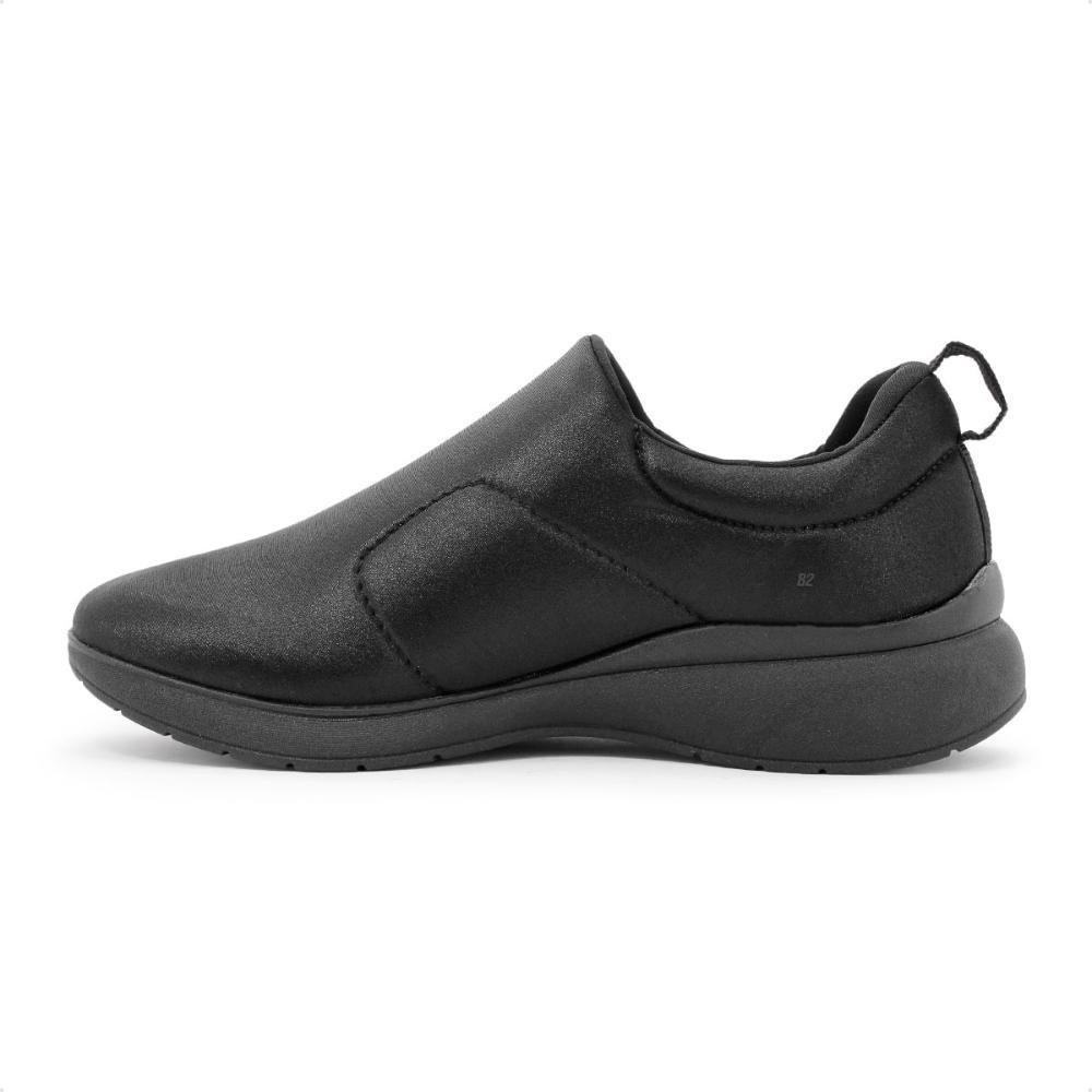 Tênis Usaflex Elastano Feminino Preto 2